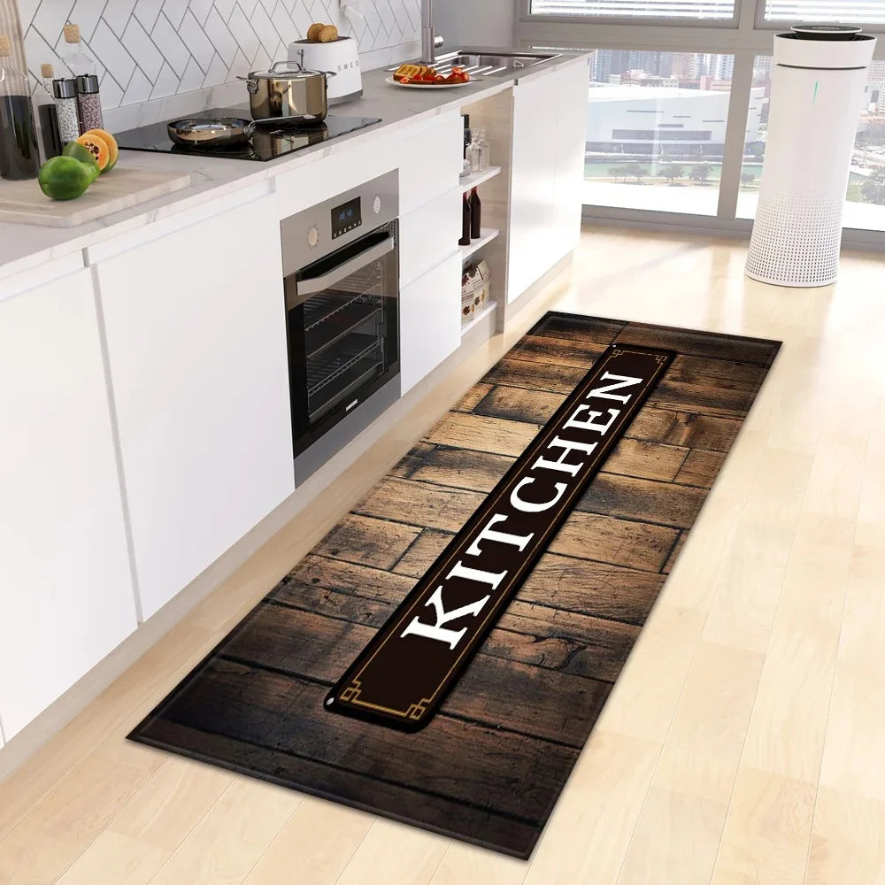 Non-slip Coffee-Themed Floor Mat