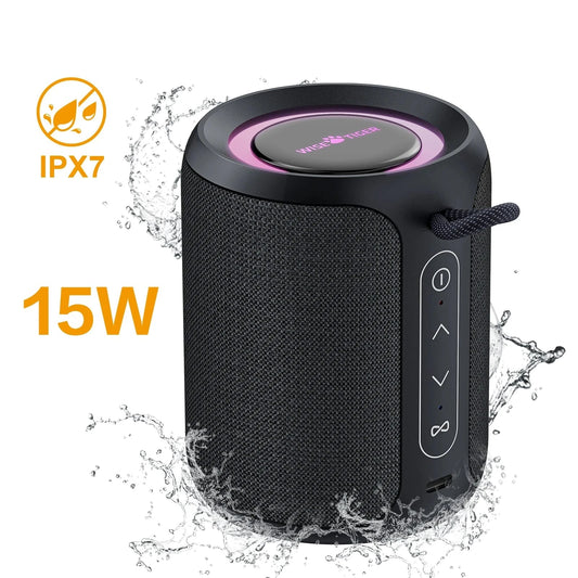 Wasserdichter 15-W-TWS-Lautsprecher mit Dual-Pairing