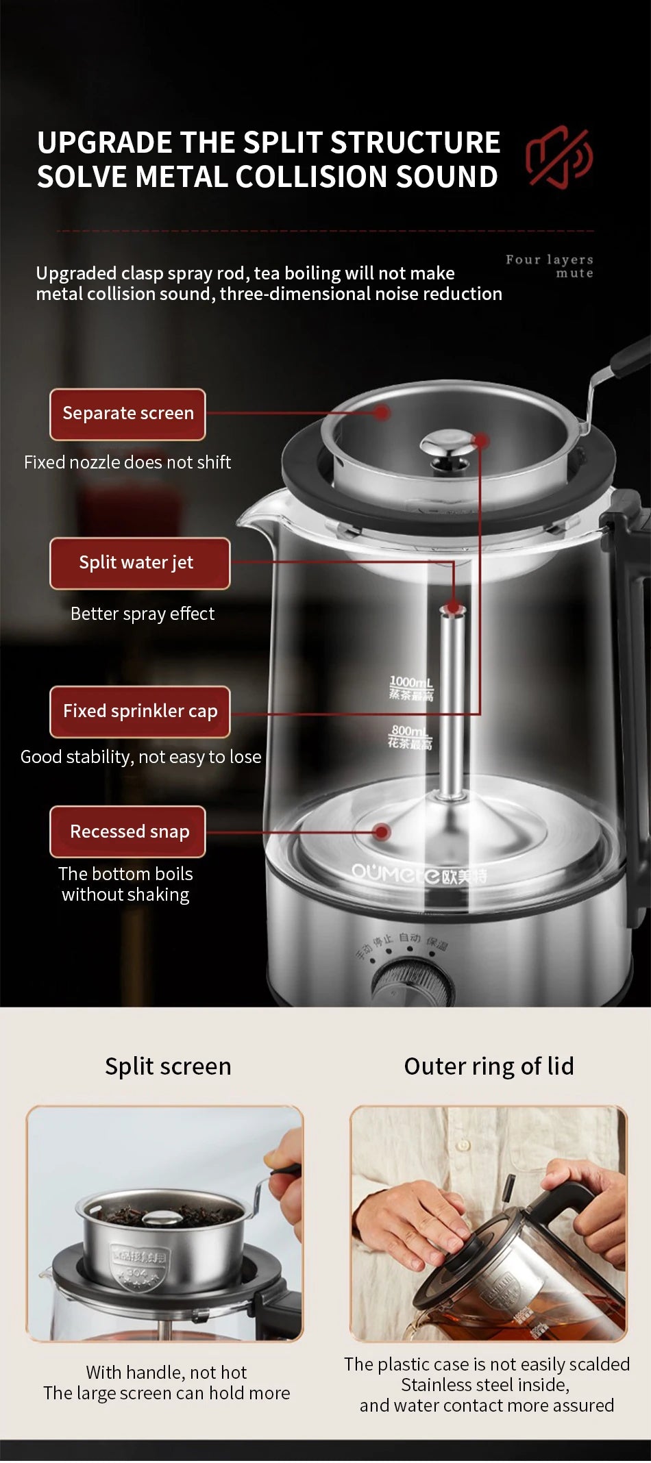 Multifunctional Household Intelligent Electric Heating Kettles