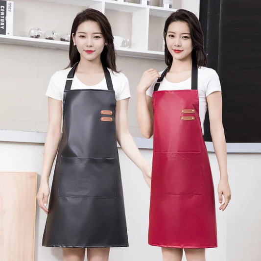 Waterproof Striped Kitchen Apron