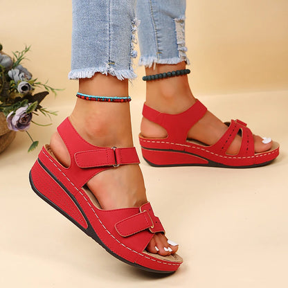 Weiche Slip-On-Sandalen für Damen