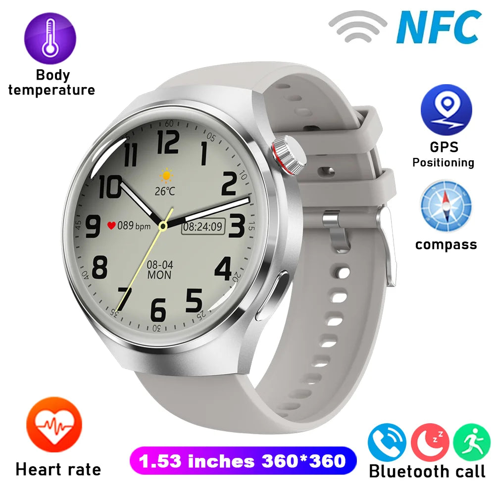 GT4 Sport Smart 1.5 IPS Display IP68 Bluetooth Call - Android Watch