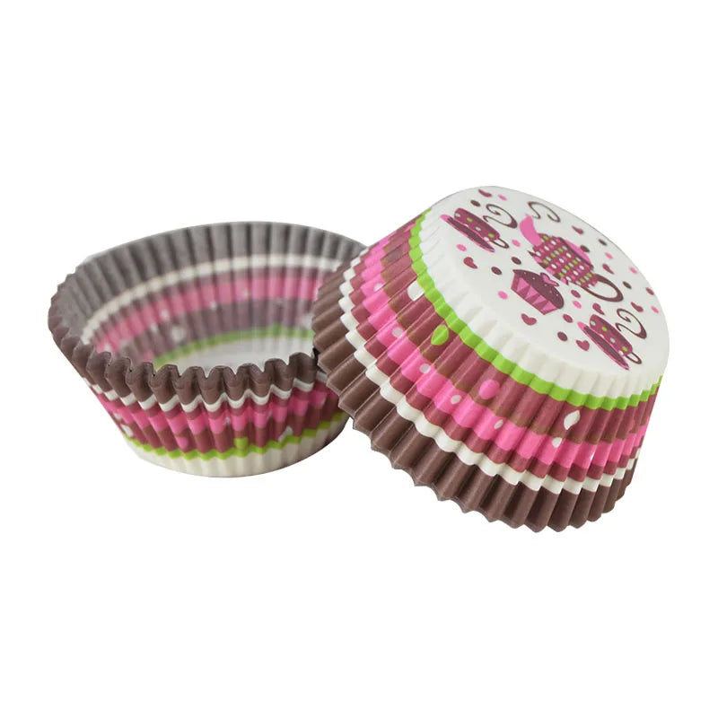 100Pcs Muffin Cupcake Paper Cups