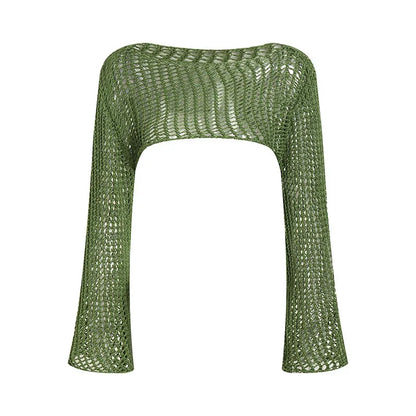 Chemisier de soirée dos nu pour femme avec haut court 