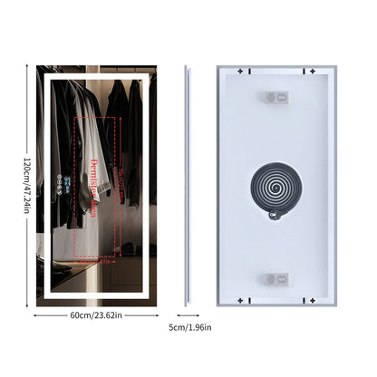 Large Backlit Vanity Mirror for Bathroom