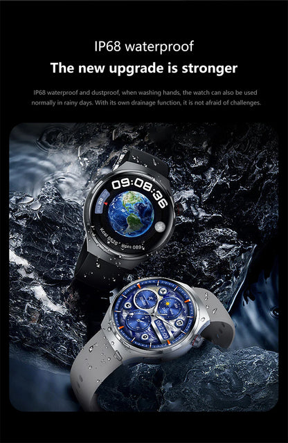 GT4 Sport Smart 1.5 IPS Display IP68 Bluetooth Call - Android Watch