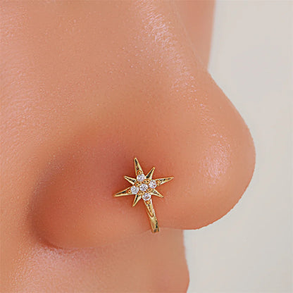 Schicke Nasenmanschetten mit Zirkonia