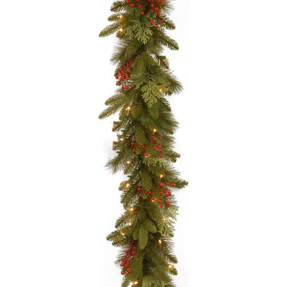 red christmas garland
