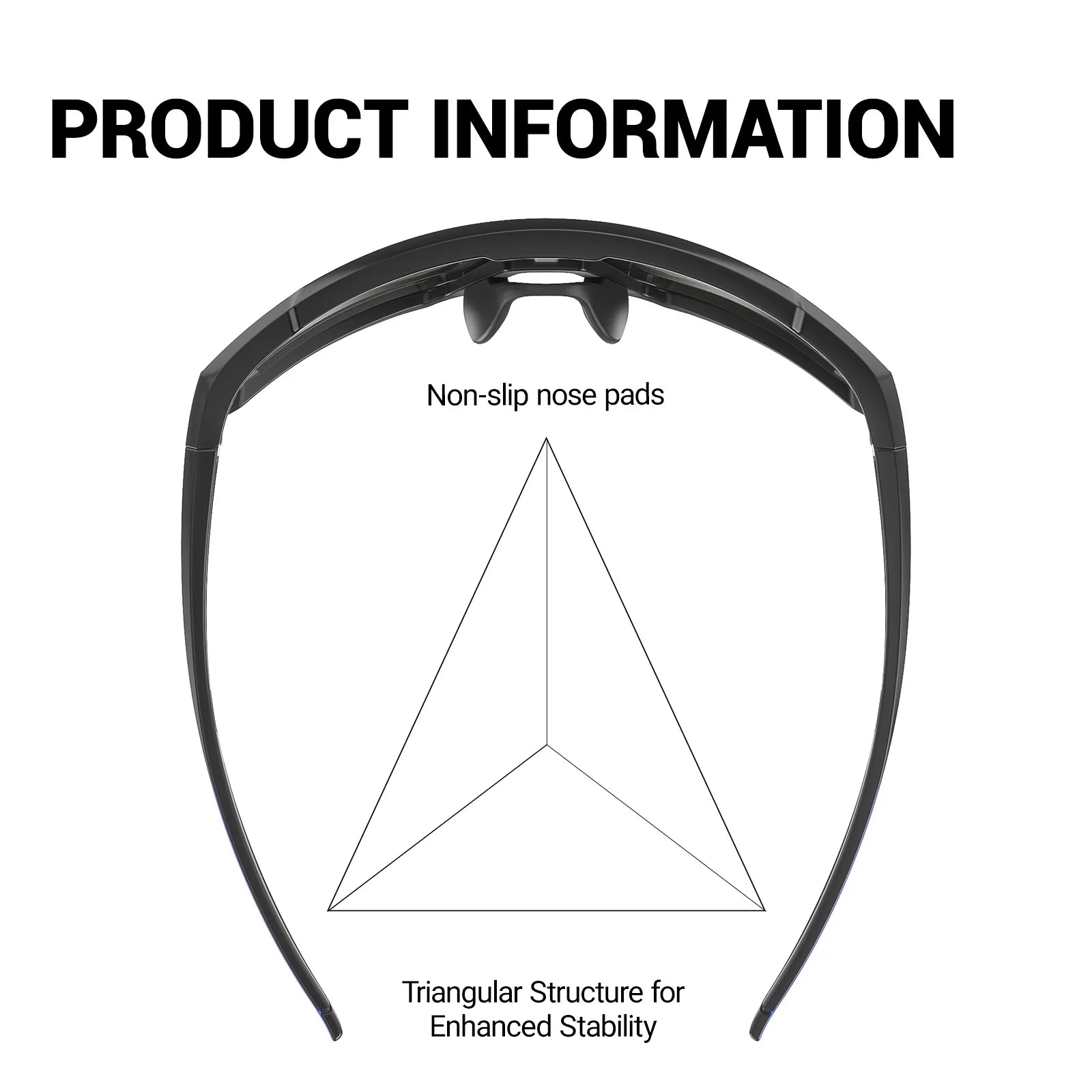 Lunettes de soleil polarisées UV400 pour vélo pour hommes