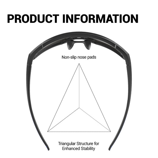 Unisex UV400 Gradienten-Outdoor-Sportsonnenbrille 