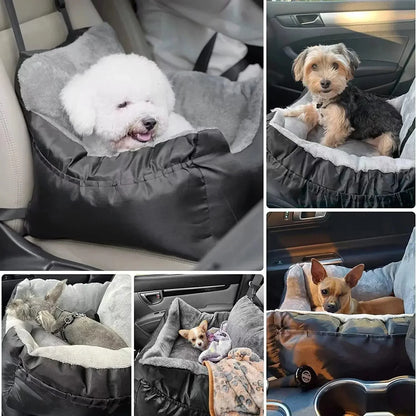 Washable Dog Car Seat Carrier Bed