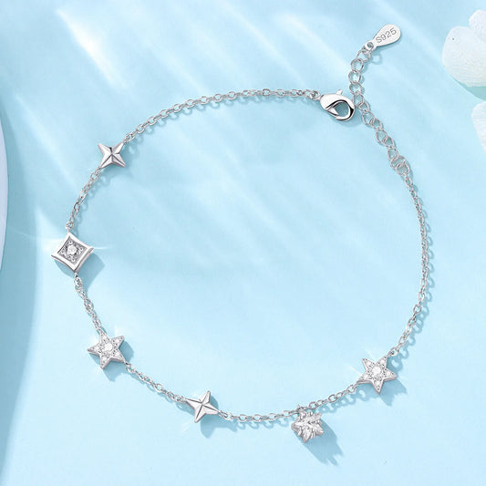 925 Sterling Silver Anklets Bracelets For Women