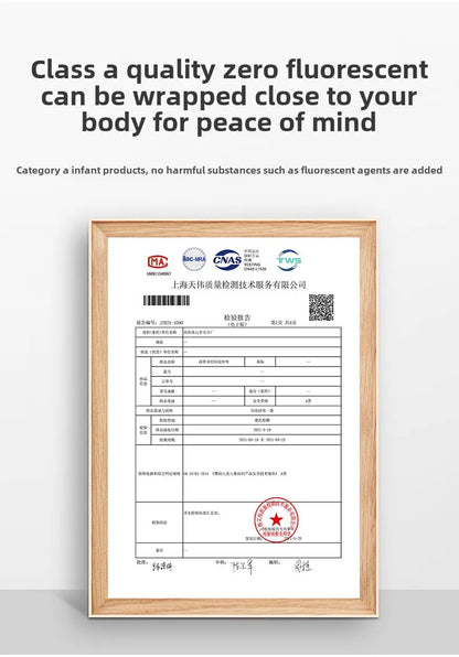 Serviette de bain tricotée en coton 6 couches pour bébé