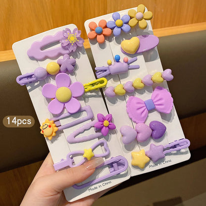 Cartoon Hairclip Sets for Children