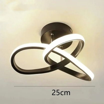 Bande lumineuse LED minimaliste moderne pour salon 