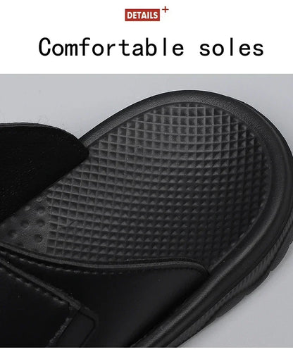 Lightweight Weave Men's Leather Sandals