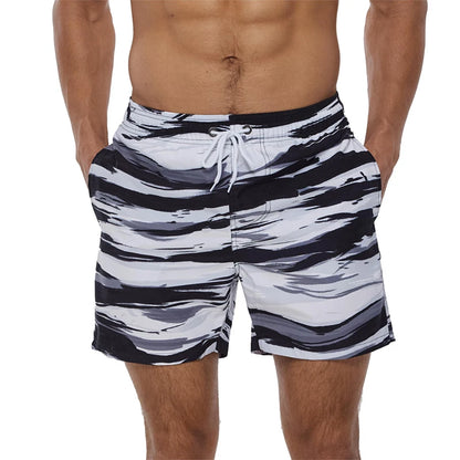 Sommerliche, schnell trocknende Strand-Boardshorts für Herren