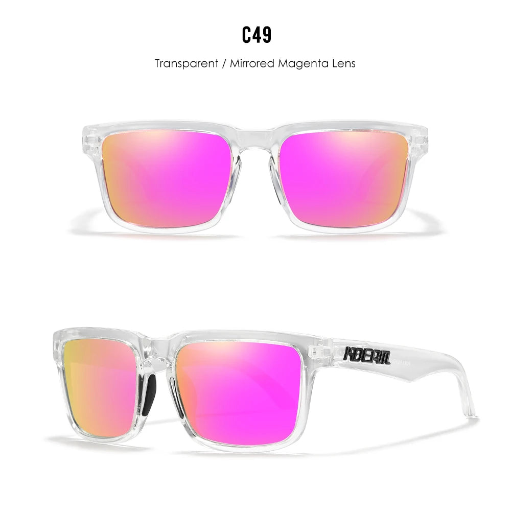 Lunettes de soleil de sport polarisées UV400 True Color pour la conduite, la pêche et la course à pied