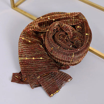 Silk Corduroy Women's Scarf & Shawl