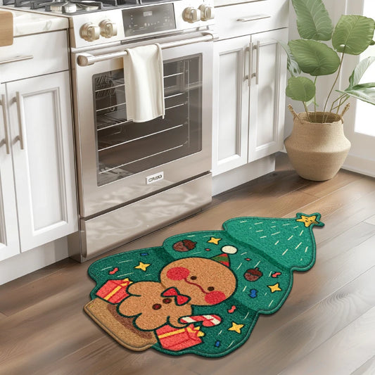 christmas kitchen rug
