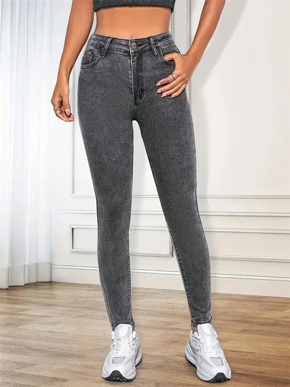 women stretch jeans