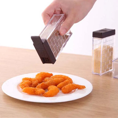 6-Piece Transparent Spice Seasoning Storage Set