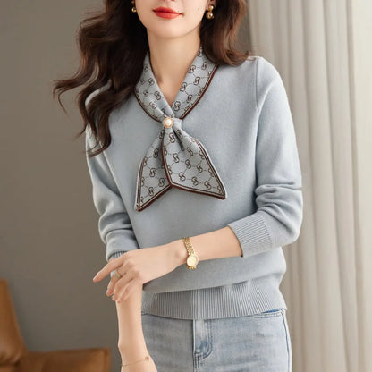 womens bow sweater
