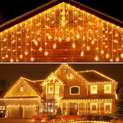 snowflake christmas lights
