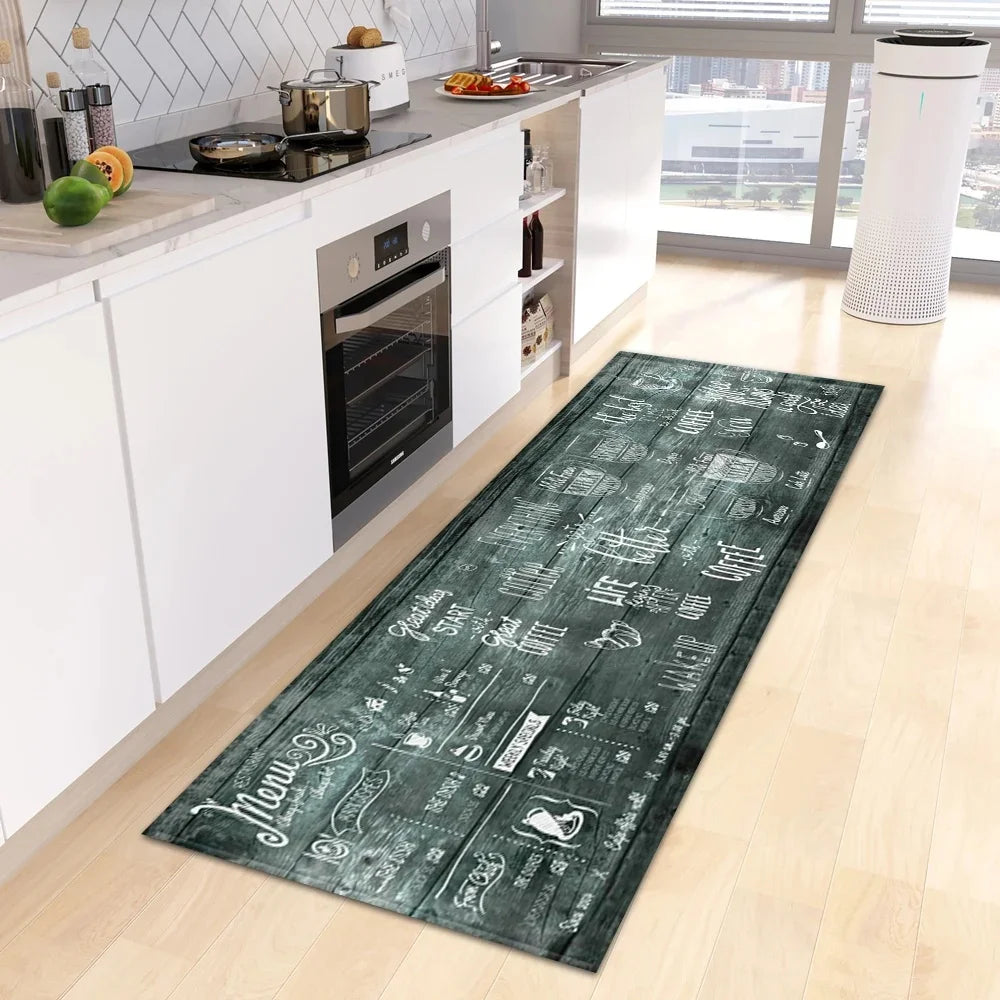 Non-slip Coffee-Themed Floor Mat