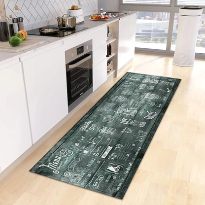 Non-slip Coffee-Themed Floor Mat