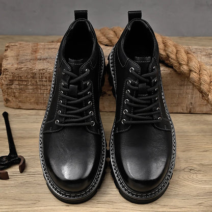 Men's Genuine Leather Italian Work Boots