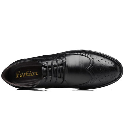 Classic Italian Leather Oxford Dress Shoes
