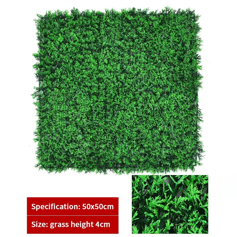 Haie topiaire artificielle en buis protégée contre les UV