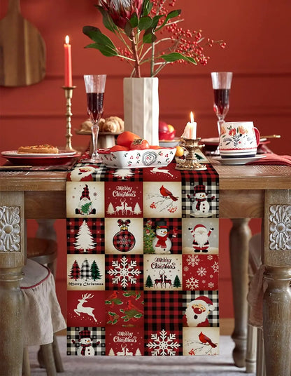 christmas runner table
