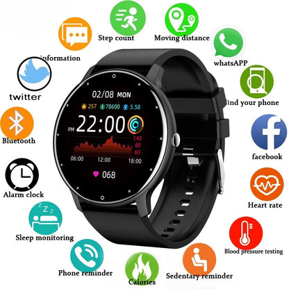 Waterproof Bluetooth Call Sports Fitness IP68 Smartwatch