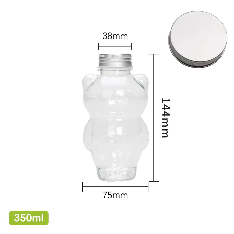 Christmas Snowman Plastic Juice Bottles