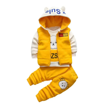 Baby Boys Hooded Vest - Kids Tracksuits