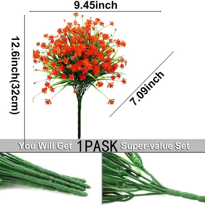 Plantes artificielles d'extérieur en plastique résistant aux UV