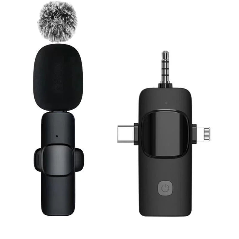 iPhone & Android Mini Wireless Lavalier Microphone