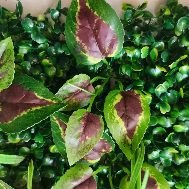 Panneaux muraux en gazon synthétique 3D réalistes 