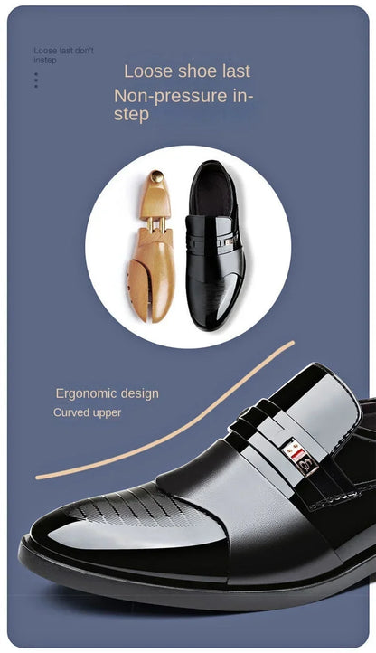 Chaussures habillées classiques en cuir Oxford pour hommes