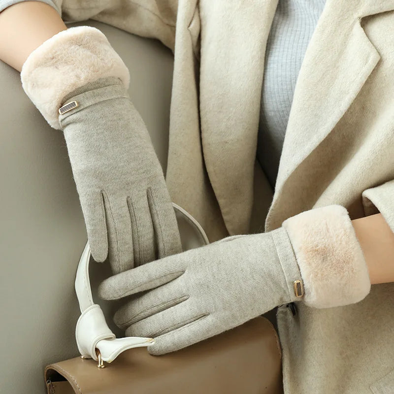 Warm Velvet Touchscreen Gloves