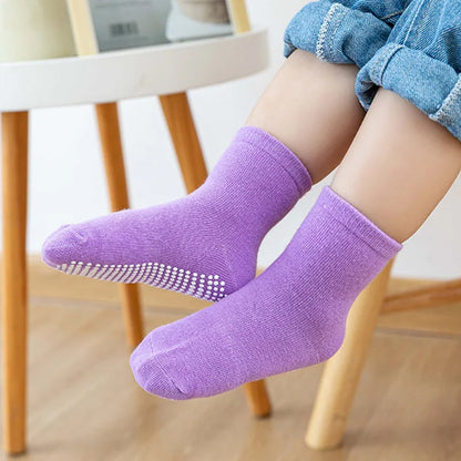 Chaussettes trampoline antidérapantes pour bébé, grandes tailles
