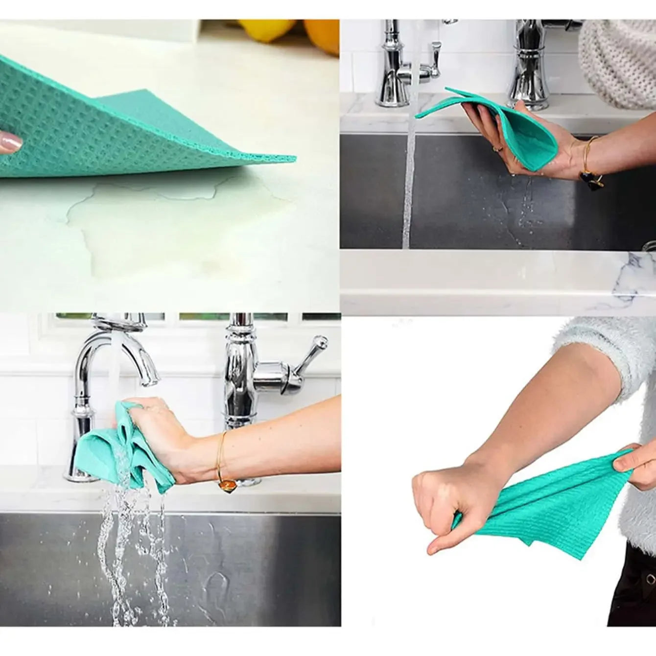 3PCS Cotton Waffle Scouring Pads