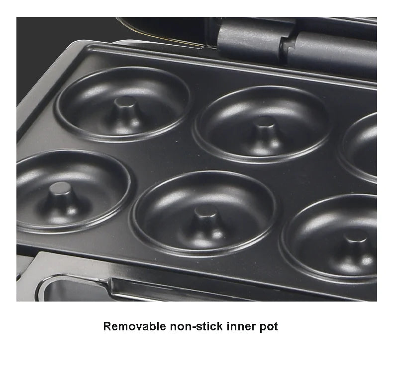 Electric Waffle Maker 6 In 1 Toaster Breakfast Machine