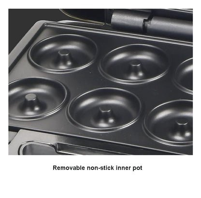 Electric Waffle Maker 6 In 1 Toaster Breakfast Machine