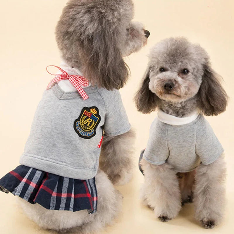 Vêtements uniformes pour chiens de petite et moyenne taille - Chemise pour chiots