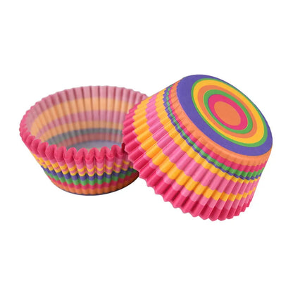 100Pcs Muffin Cupcake Paper Cups
