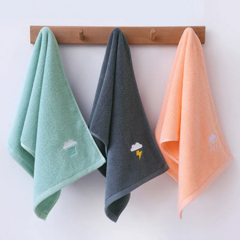 Soft Embroidered Cotton Baby Towels