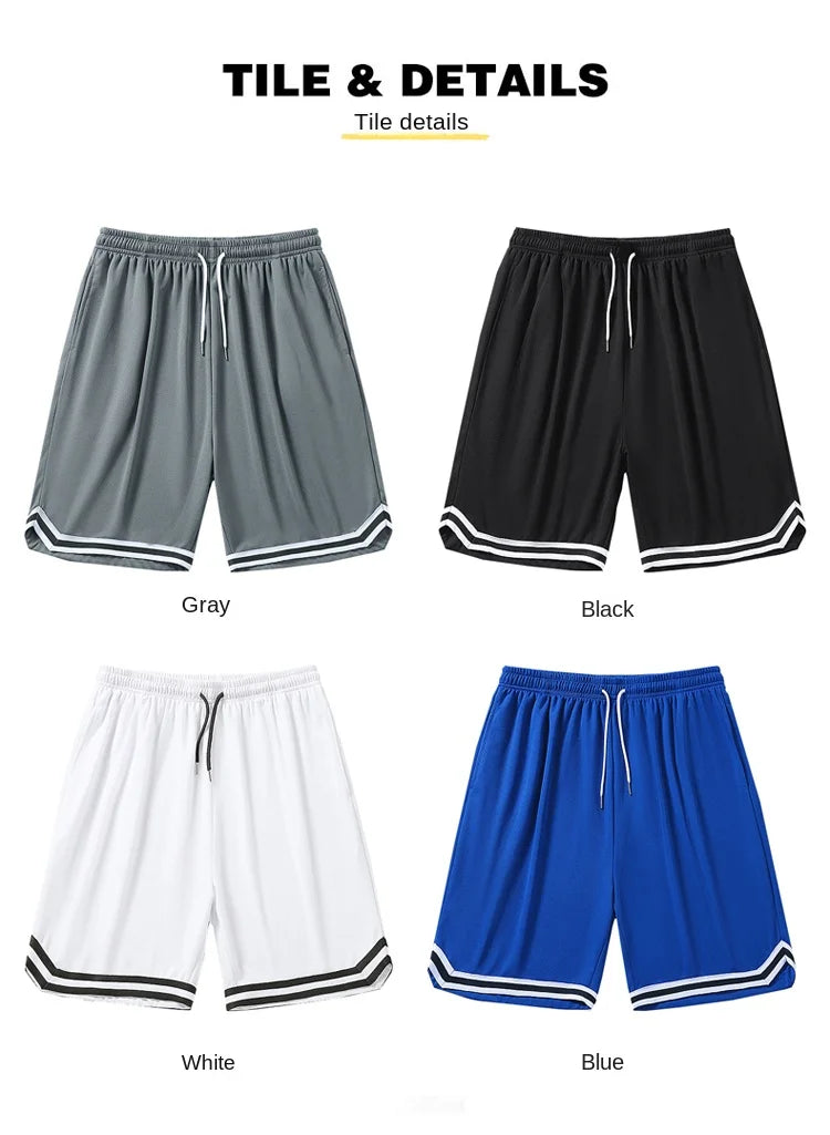 Summer Mesh Breathable Sports Men Shorts